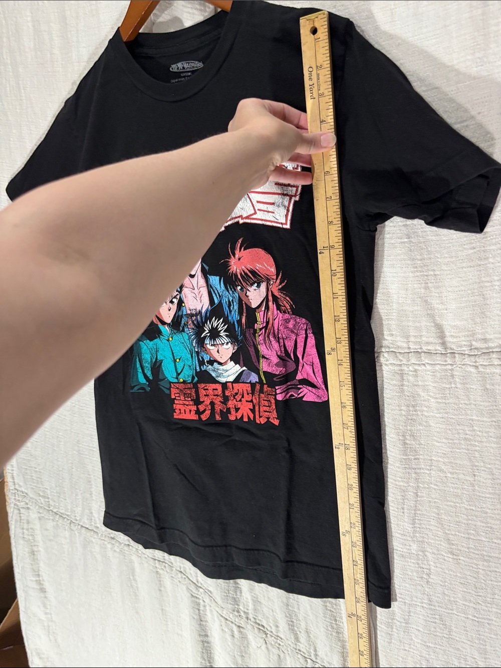 Yu Yu Hakusho Anime Graphic Tee Shirt Black Medium Funimation. - Picture 4 of 6